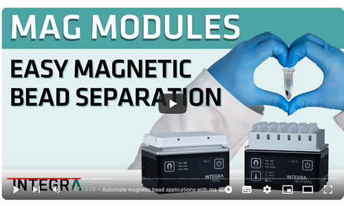 Découvrez MAG et HEATMAG – les modules innovants d’INTEGRA pour la purification par billes magnétiques